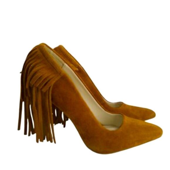 Shoes - MIA MADELYN High Heel UPPER LEATHER Woman's Brown Shoes Sz 6.5